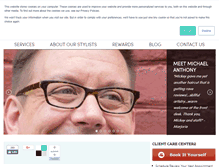 Tablet Screenshot of michaelanthonysalondc.com